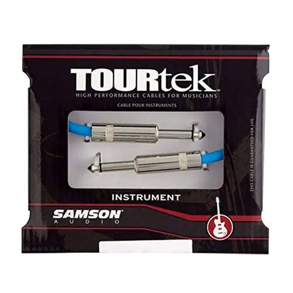 TourTek 0.92m Instrument Cable Male Jack Lead Connector Extension Cord Black