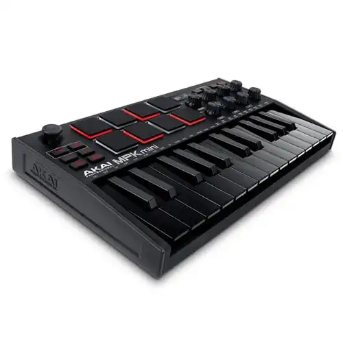 Akai Professional MPKMINI 31cm Portable Key/Pad Controller Musical Keyboard BLK