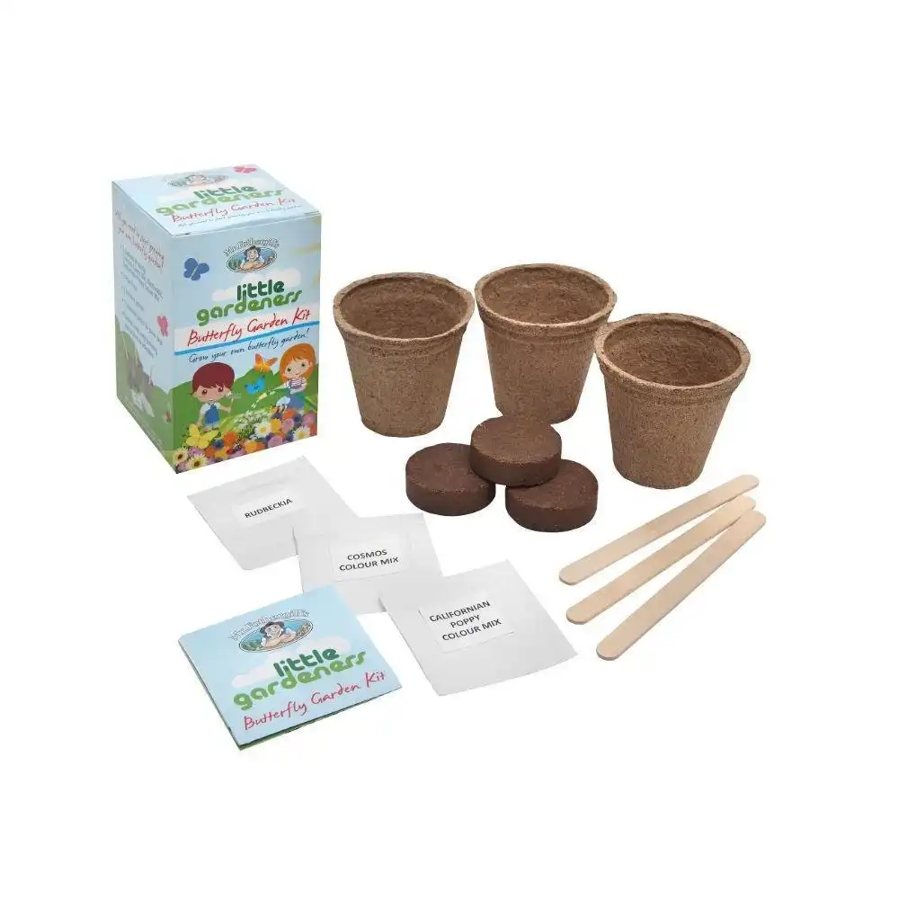 Little Gardeners Educational Complete Butterfly Garden Starter Kit for Kids