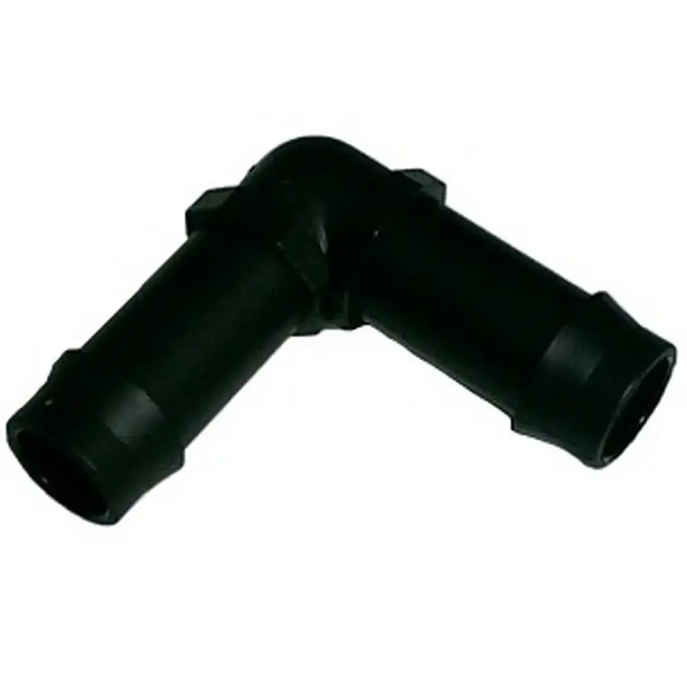 19mm Aquaponics Barbed Elbow for Flexible Clear/Black Hose/Garden Poly/Iceline