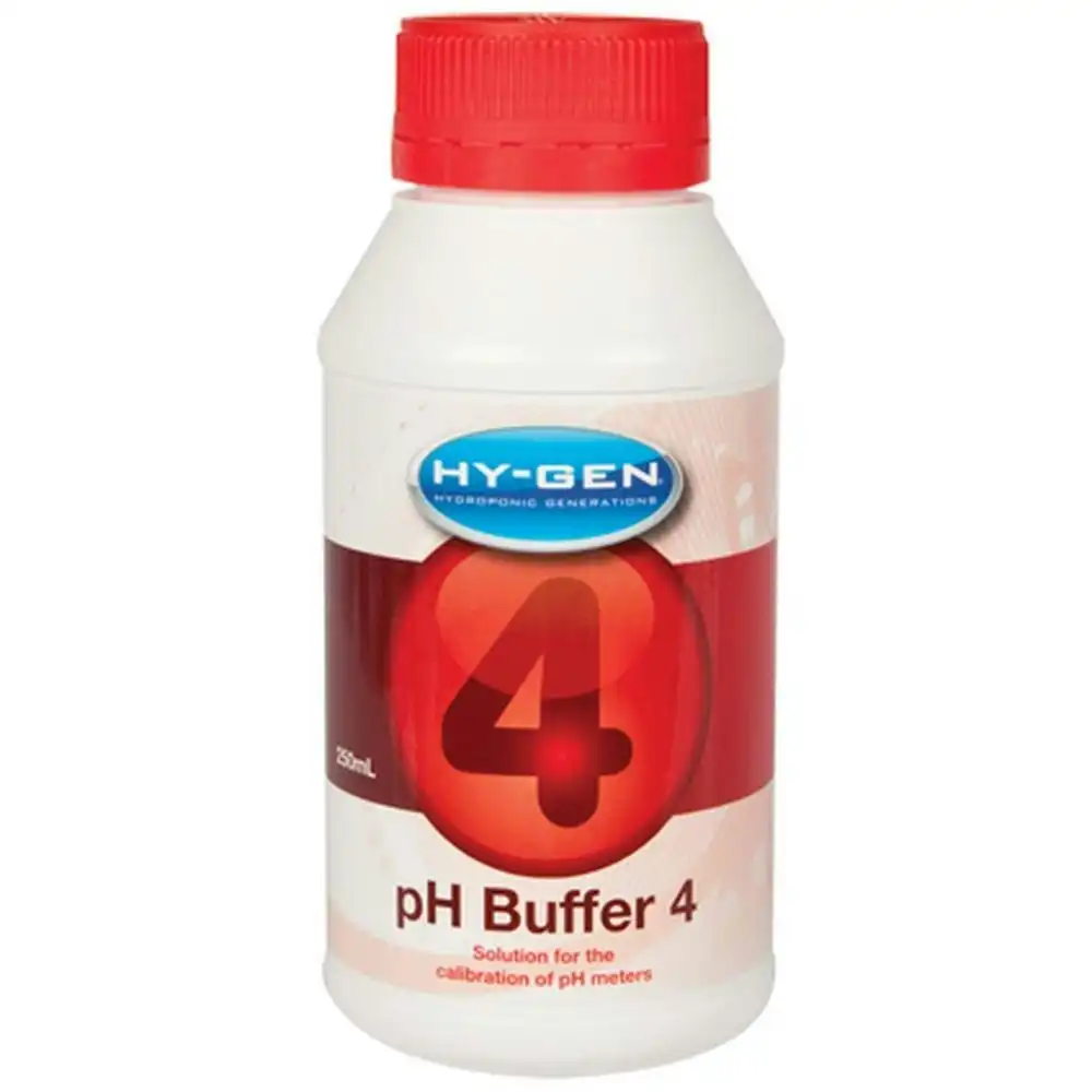 Hygen 250ml pH 4 Buffer Maintenance Calibration Solution for pH Meters at 4.0 pH