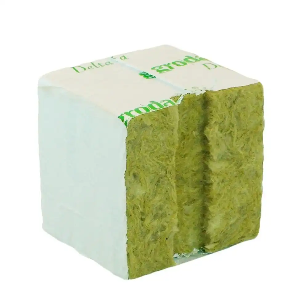 1Pc Grodan Rockwool No Hole 75mm Aquaponics Propagation Cube for Seeds/Cuttings
