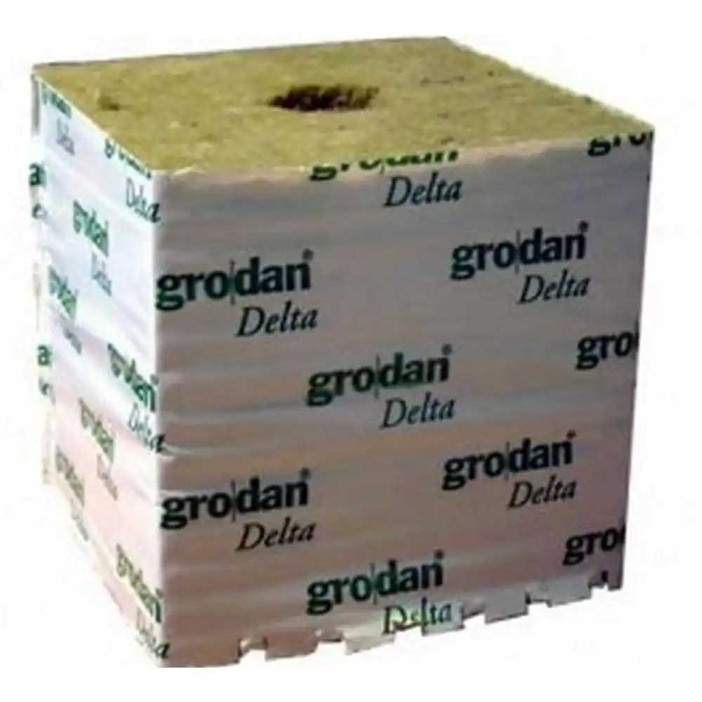 1Pc Grodan Rockwool 150mm Aquaponics Propagation Cube for Raising Seeds/Cuttings