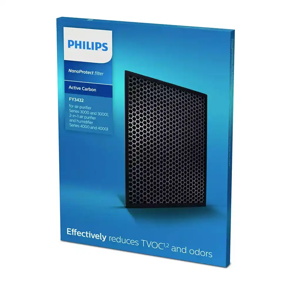 Philips Nano Protect Active Carbon Replacement Filter f/ Air Purifier 3000/3000i