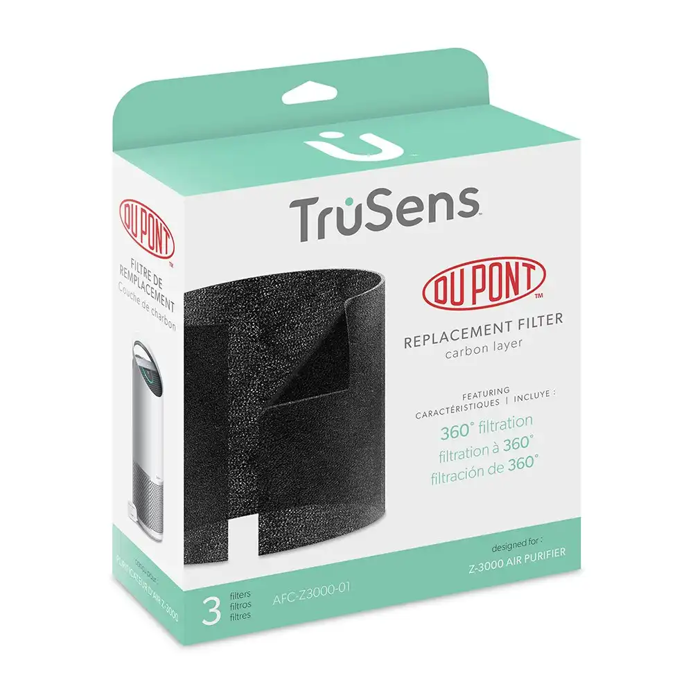 3PK Trusens Dust/Odour Capture Carbon Replacement Filter for Z3000 Air Purifier