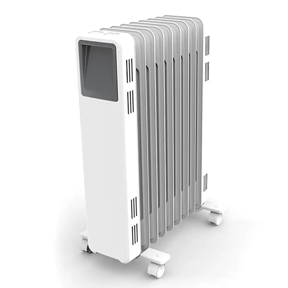 Dimplex 2400W Oil Portable Column Heater/Heating w/Turbo Fan/Thermostat WHT