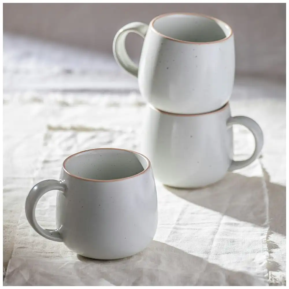 4pc Ladelle Nestle Mug/Cup Set 450ml Hot/Cold Drink Tea/Coffee Stoneware