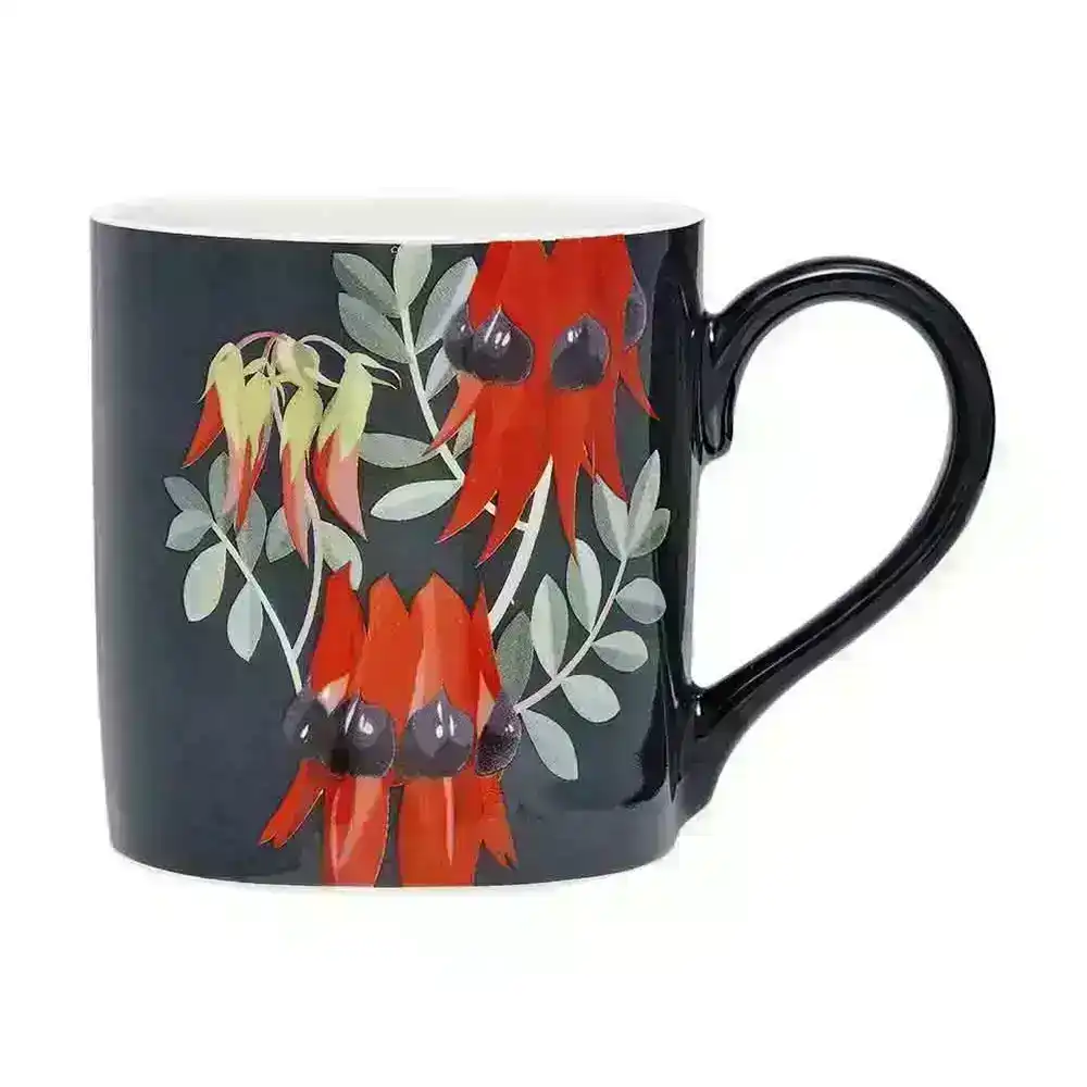 Ashdene Native Grace Sturts Desert Pea Plant/Flower Mug/Cup Hot Tea/Coffee 13cm