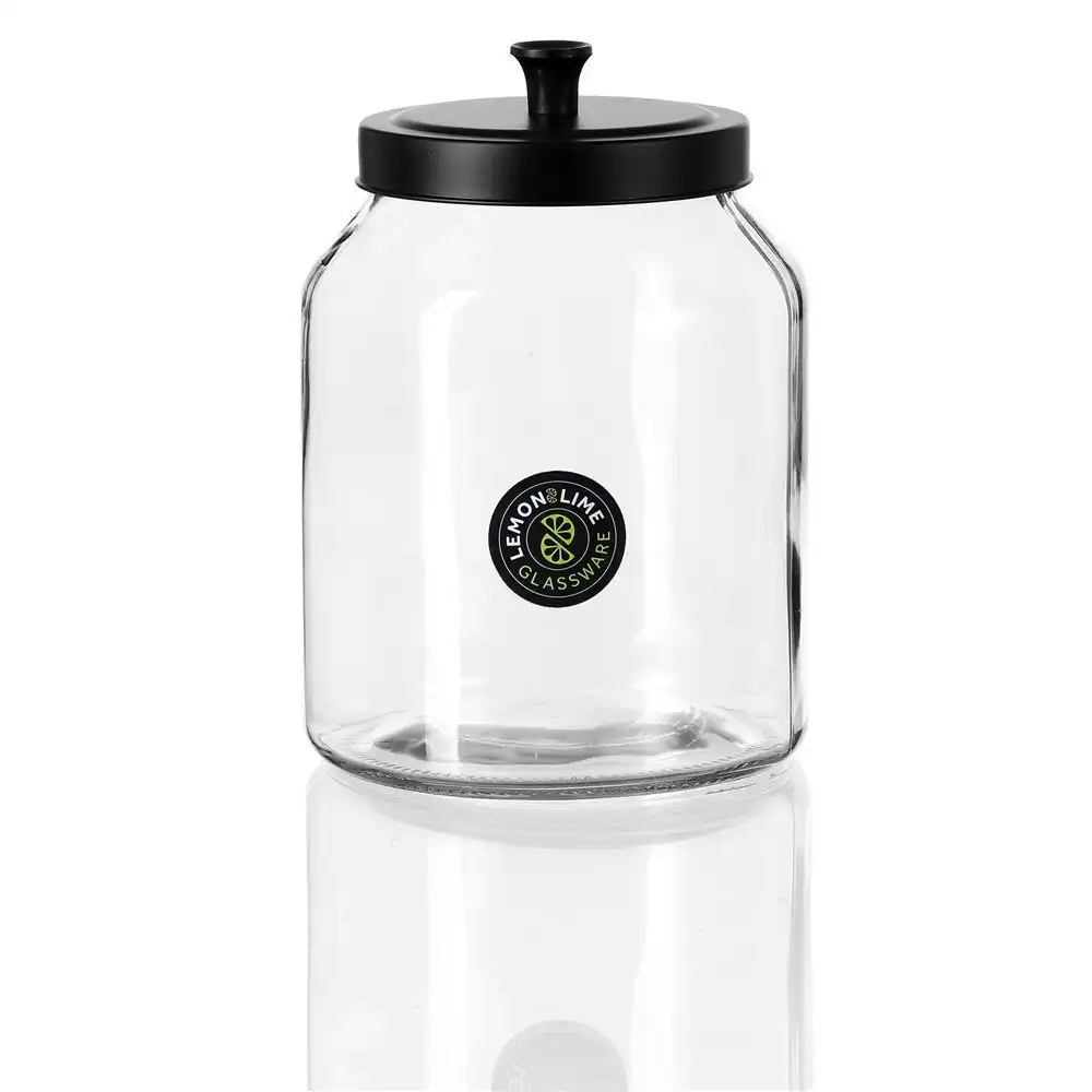 Lemon And Lime 3L Cosmo Glass Jar Food/Storage Container/Canister Kitchen/Home