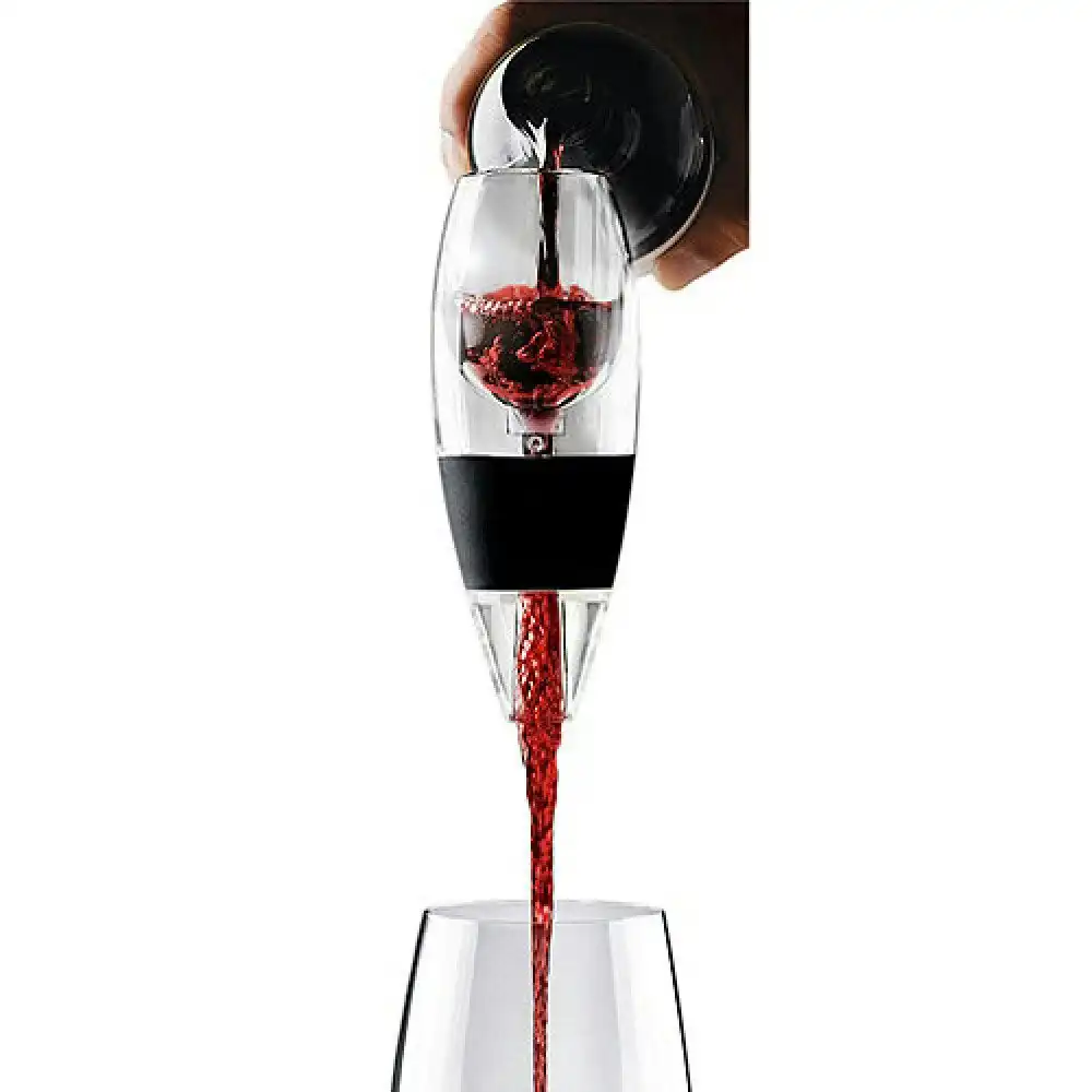 Vinturi Portable Aerator/Sediment Filter Aerating Pourer/Stand f/ Red Wine Clear