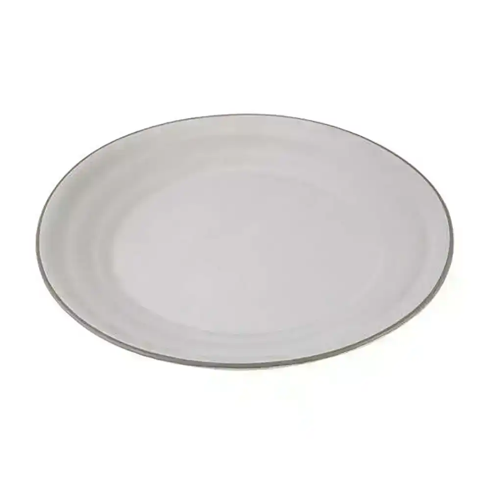 Ladelle Clyde Coconut 31cm Round Platter/Plate Stoneware Oven Safe Food Server