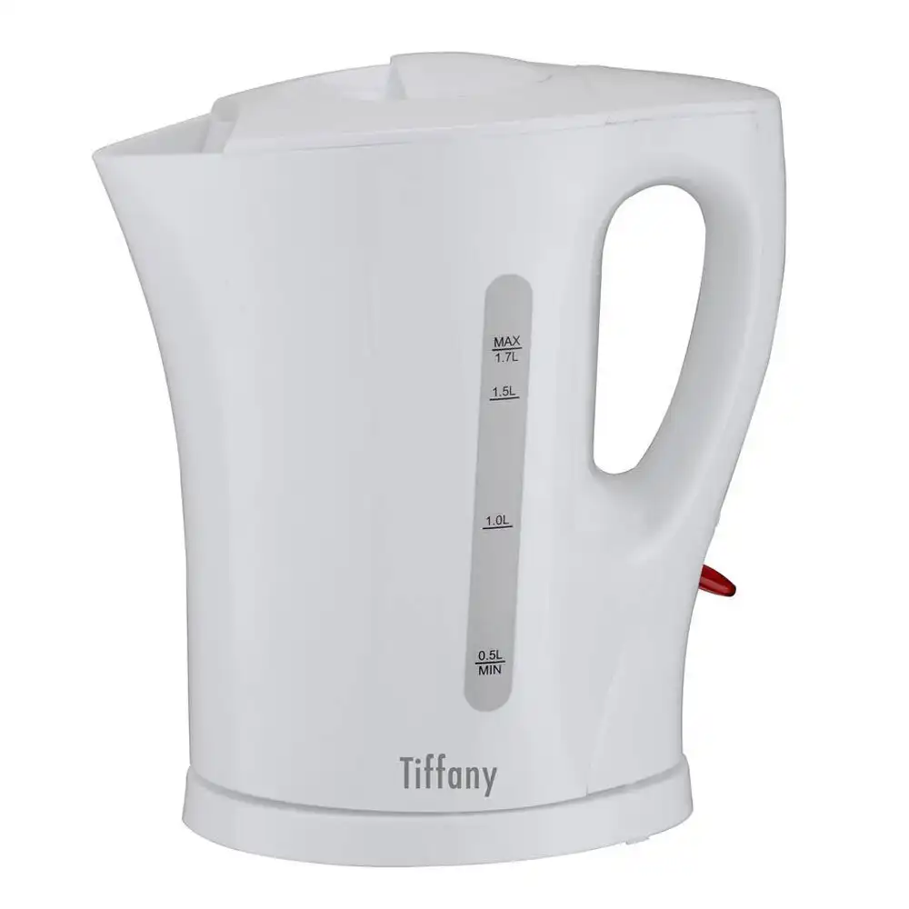 Tiffany 1.7L Electric Cordless Kettle Kitchen 2200W Hot Water Jug/Boiler White
