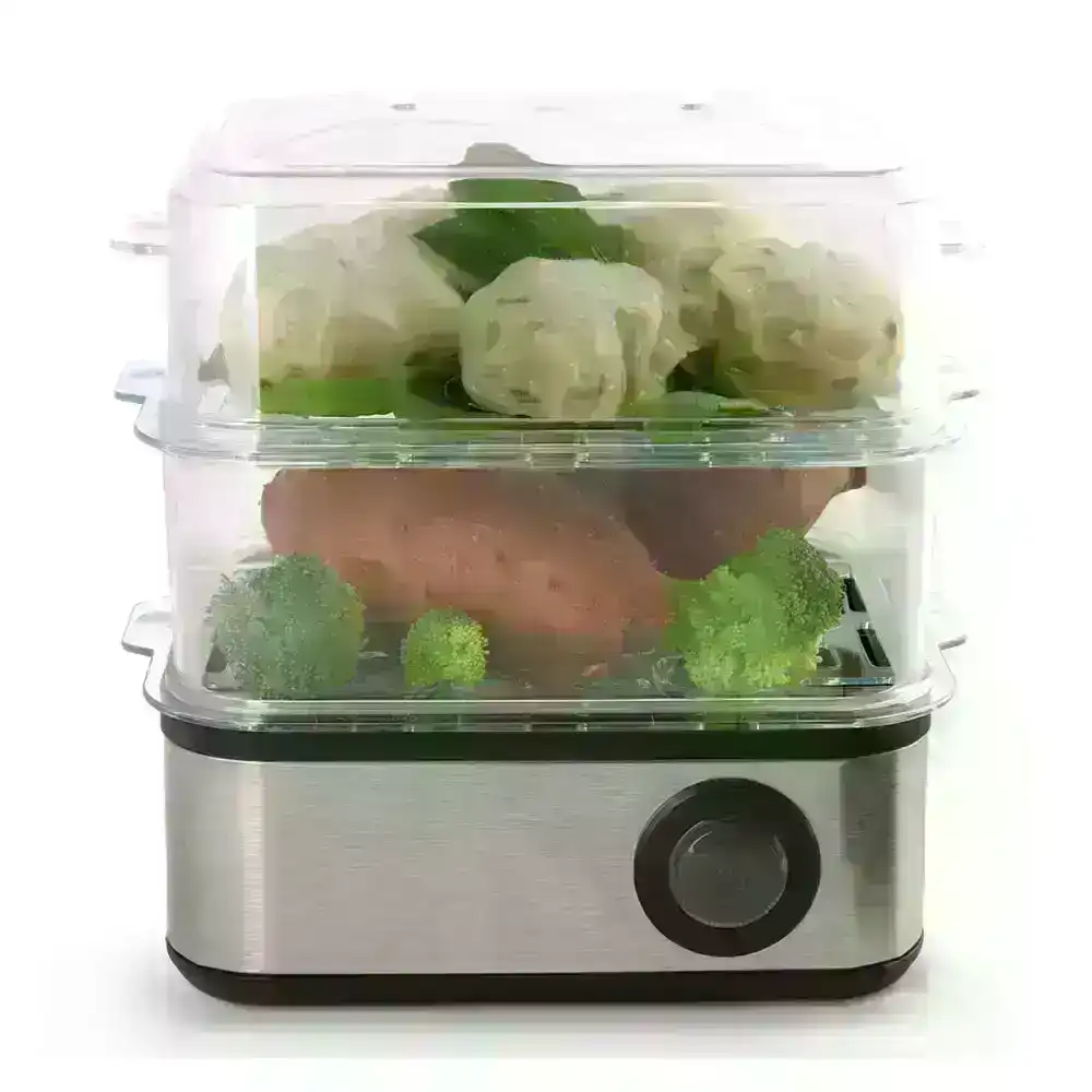 Maxim 500W Electric Mini Multi Steamer/Eggs/Vegetable/Dim Sims/Dumpling Cooker