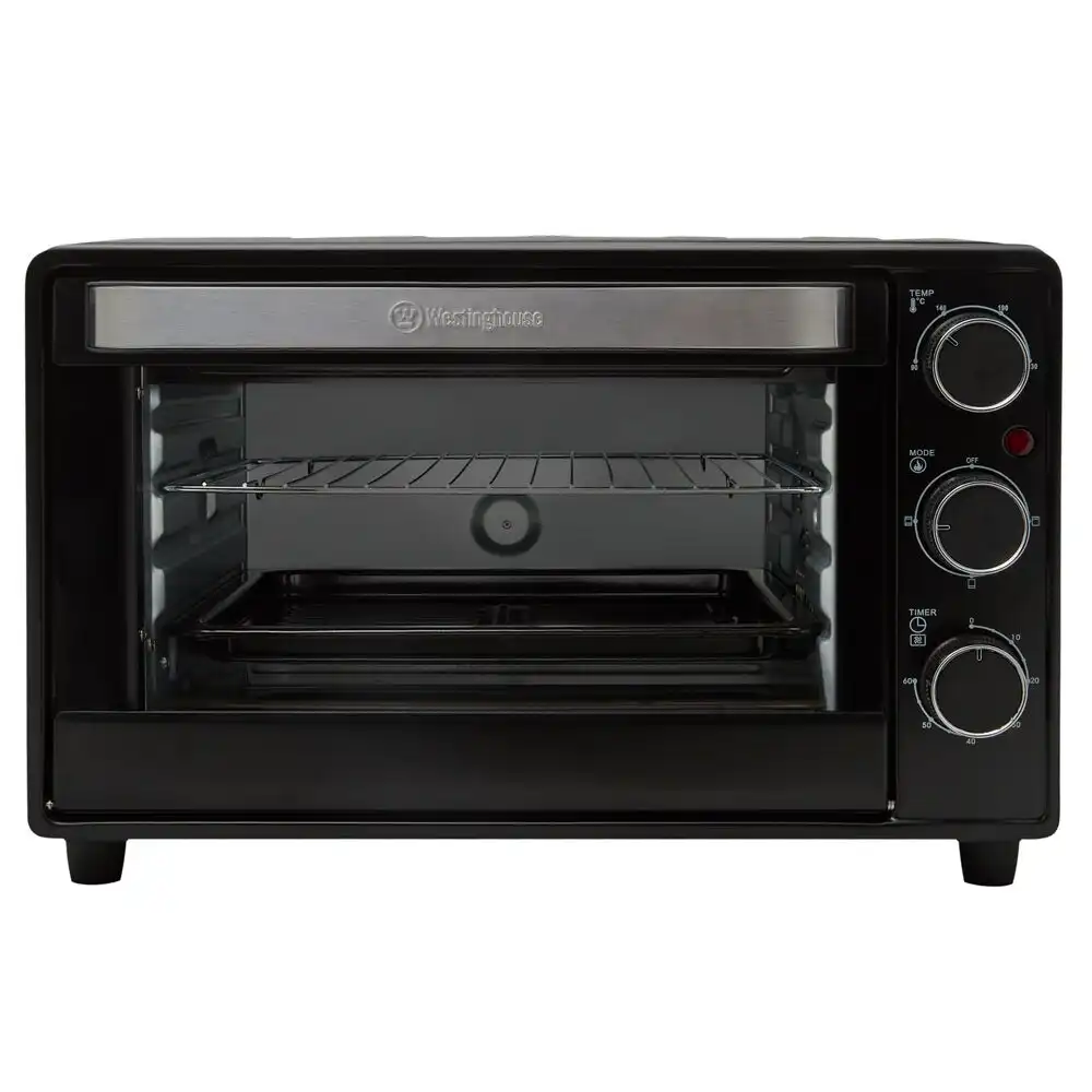 Westinghouse Electric Stainless Steel 26L/1600W Tabletop Convection Oven Black