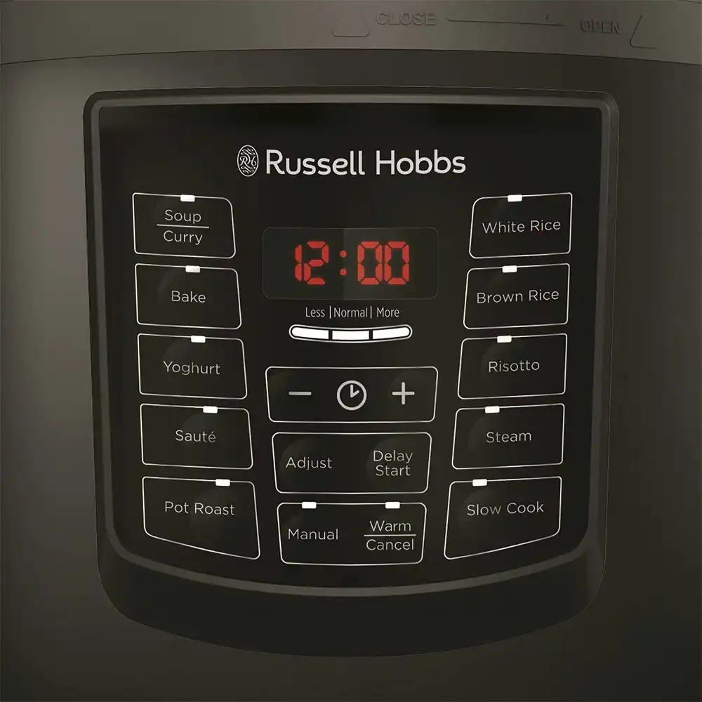 Russell Hobbs RHPC3000 Electric 11-in-1 Digital LED 34cm/6L Multi Cooker Black