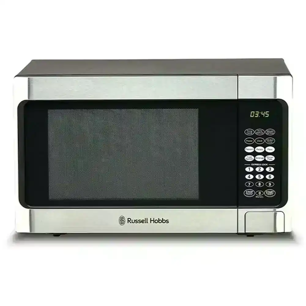 Russell Hobbs RHMO300 Electric LED 1000W/34L Microwave Oven Defrost/Heat Black