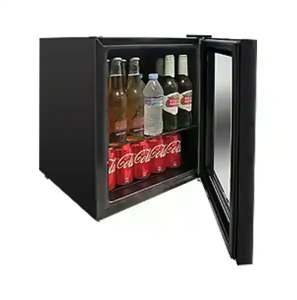 Airflo 46 L Glass Door Mini Bar Fridge/Drink Cooler Beverage Refrigerator Black