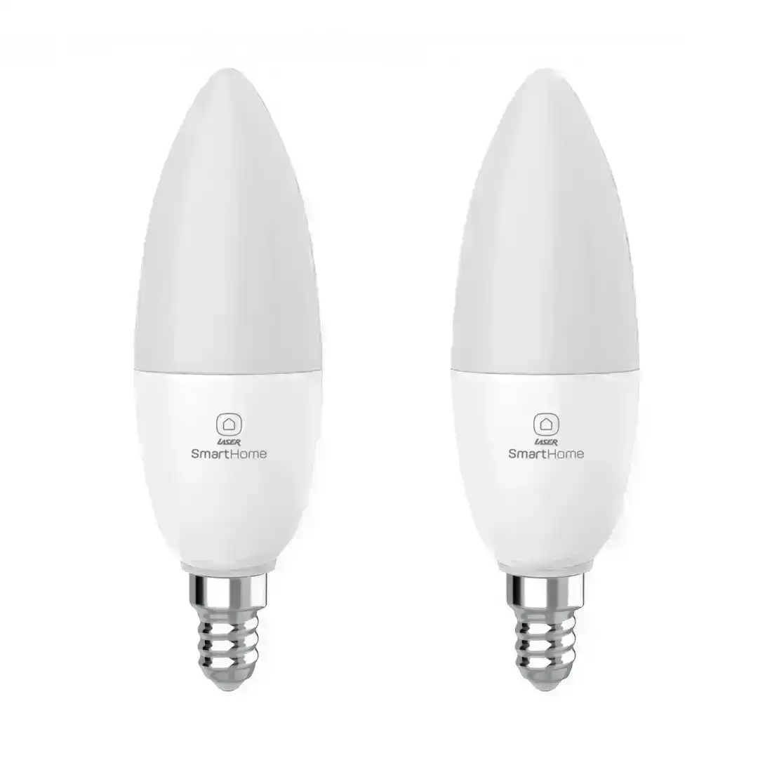 2x Laser 5W E14 Warm/Cool White Adjust Smart LED Light Bulb WiFi App Control