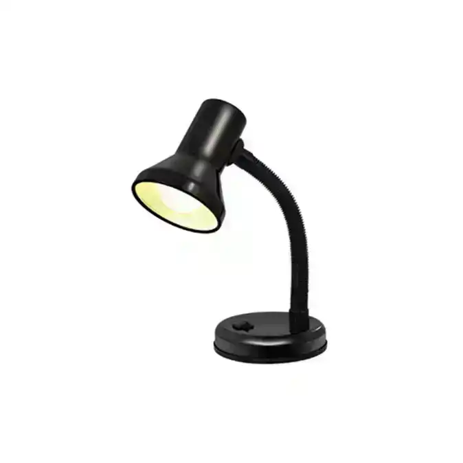 Sansai Student Desk Lamp/Light w/ Adjustable/Flexible Neck Home/Office - Black