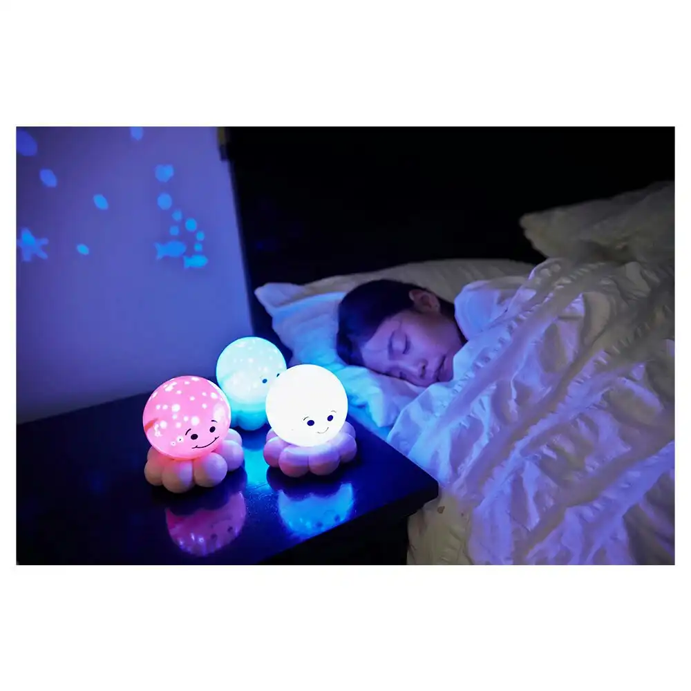 Cloud B Twinkles To Go 20cm Octo Blue LED Night Light Baby/Infant Lamp Projector