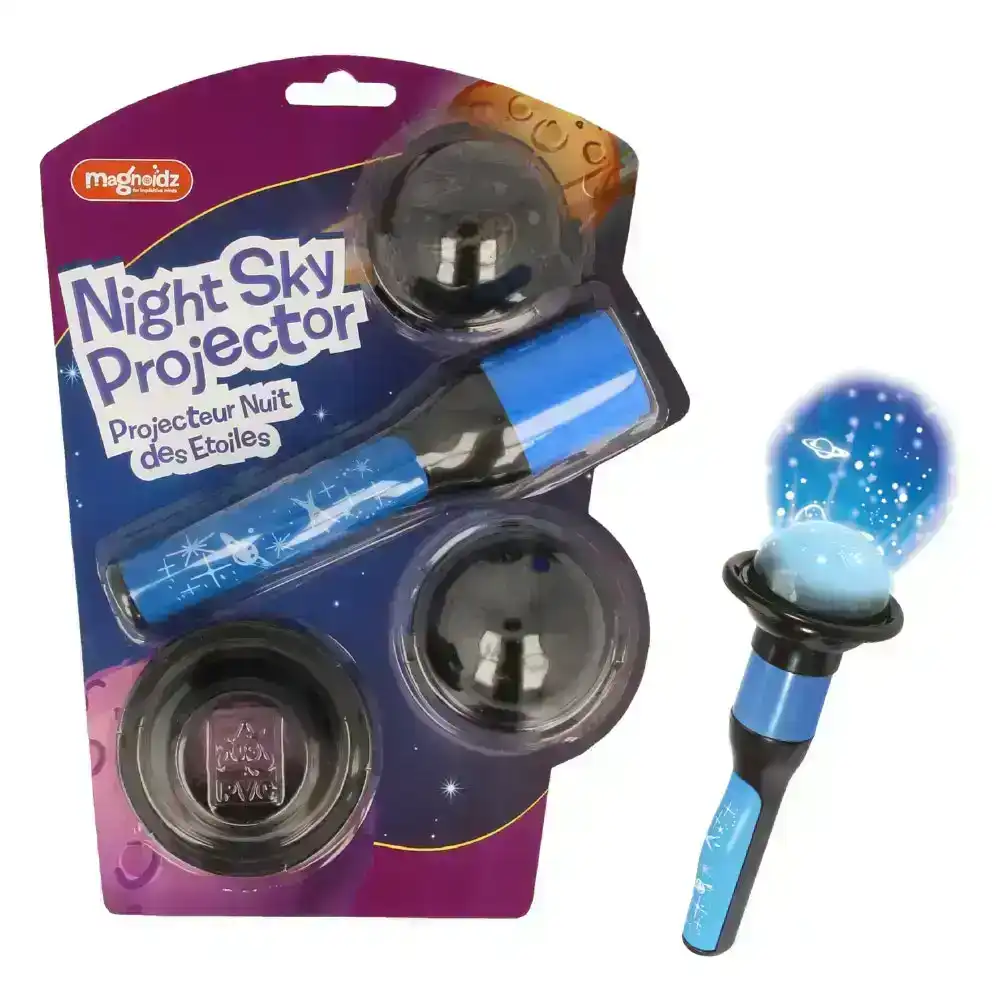 Magnoidz Night Sky Projector Torch 25cm Night Lamp Outer Space 6y+ Kids/Children