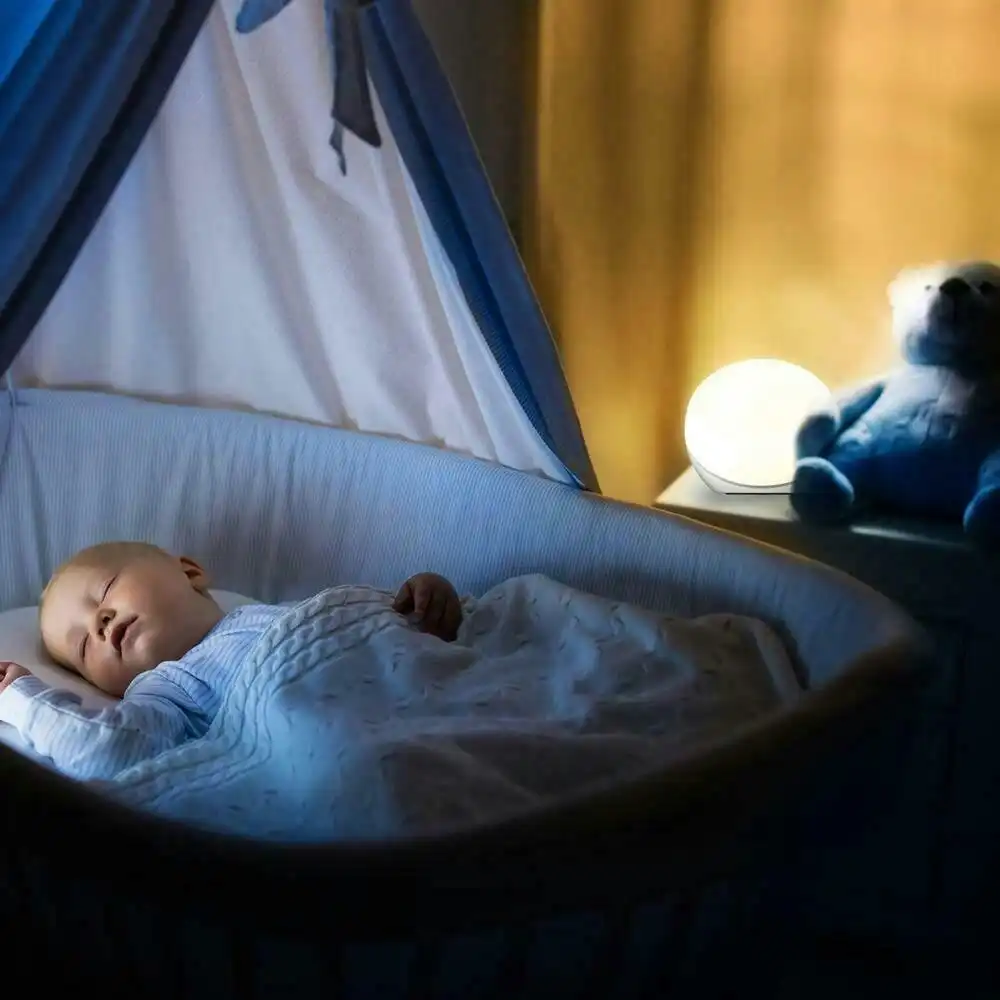 Childcare Smart Night Light Bedroom/Bedside LED Lamp Baby/Toddler White/Colour