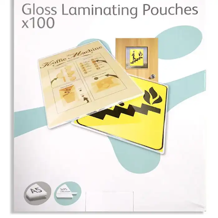 100pc Rexel A5 Laminating Pouches/Sheets 75 Micron f/Document/Photos Protection