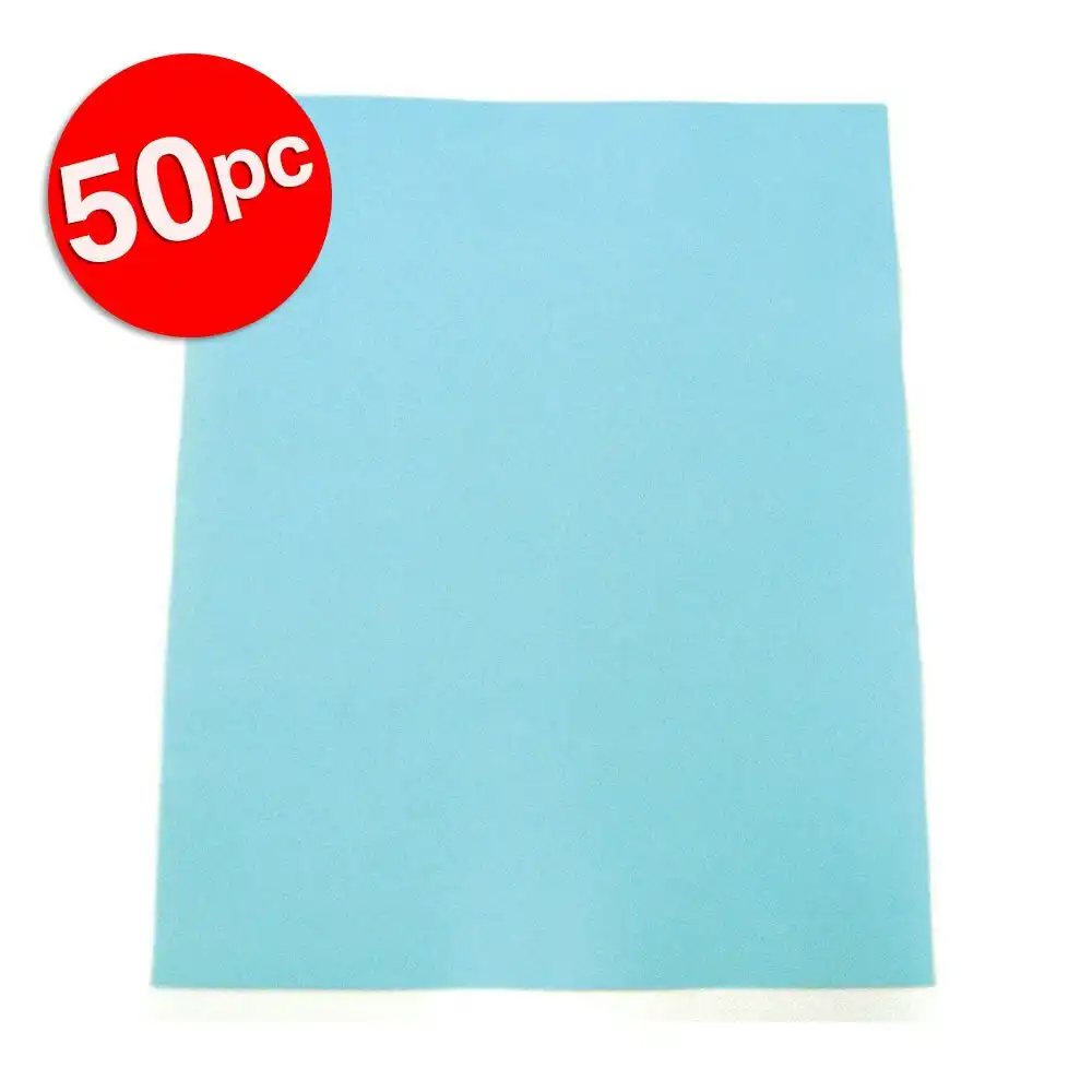 50pc Colourful Days A3 Board 200GSM Warm Art/Craft School Paper Light Blue