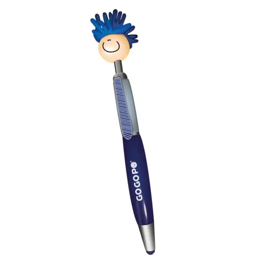Gogopo Funny Man Fun Stylus Pen Ballpoint Office/School Children/Kids Assorted