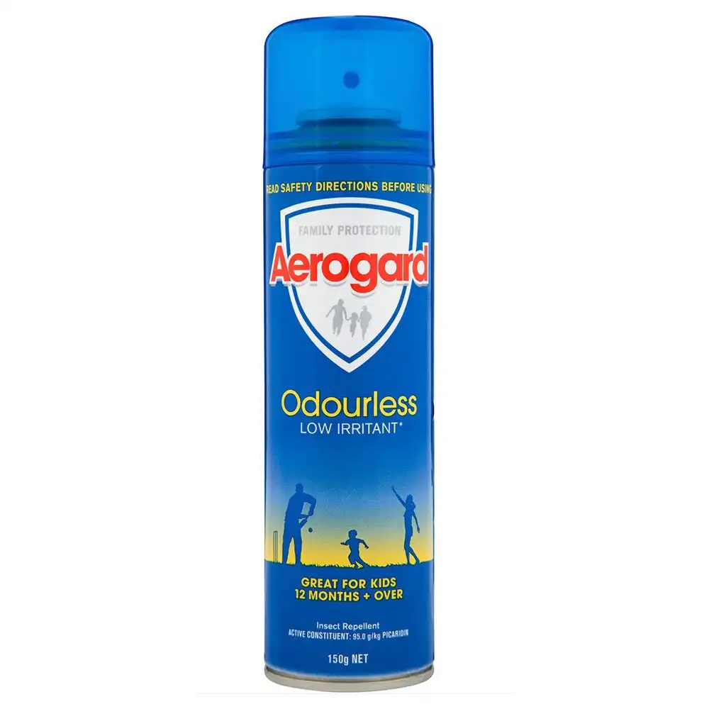 Aerogard 150g Adults/Kids 12m+ Odourless Insect Repellant Spray 4h Protection