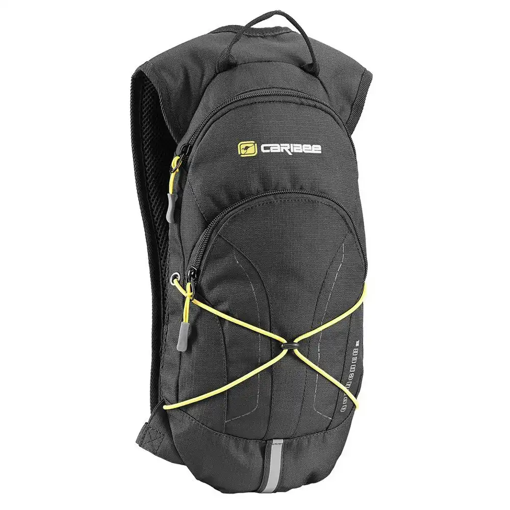 Caribee Quencher Backpack Hydration Cycling Fishing Hiking Bags BPA Free 2L BLK