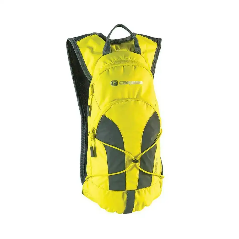 Caribee Stinger 2L Hi-Vis Hydration Hiking Cycling Bags BPA Free Backpack Yellow