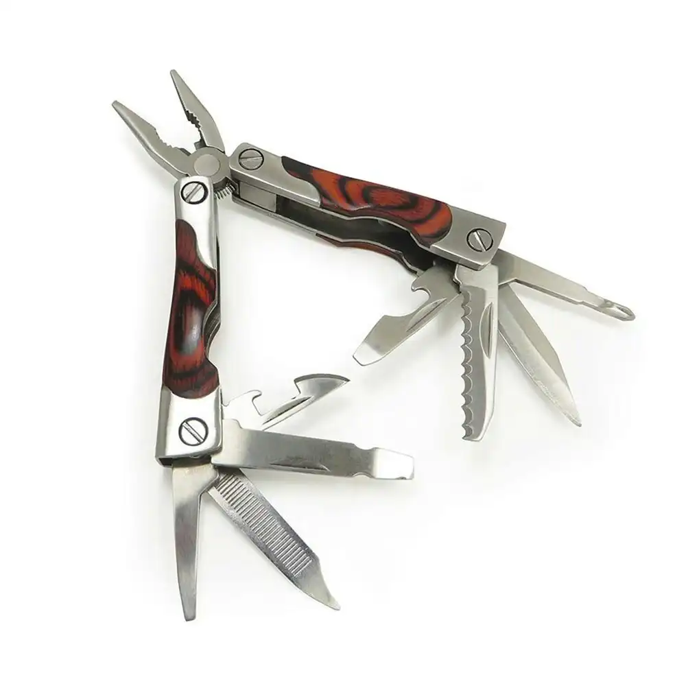 IS Gift Compact 11 in 1 Multi Tool in a Tin Knife Blade/Pliers/Wire Cutter 16+