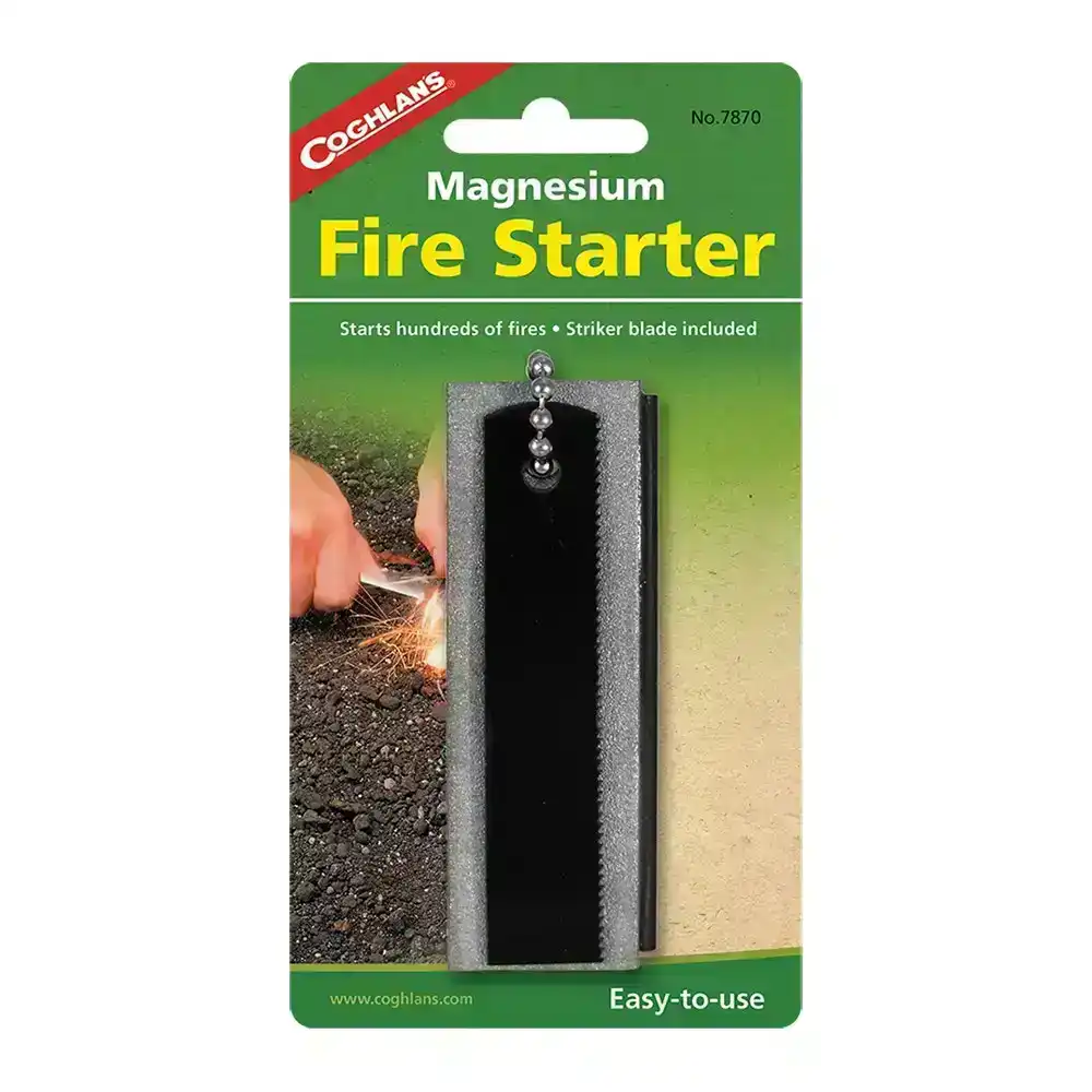 Coghlans 8cm Magnesium Fire Starter Camping/Hiking Outdoor Survival Firestarter