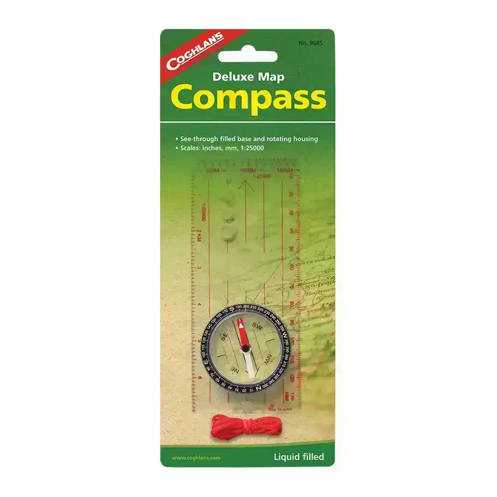 Coghlans Map Reading Compass Deluxe Camping Outdoor Portable Hiking Navigation