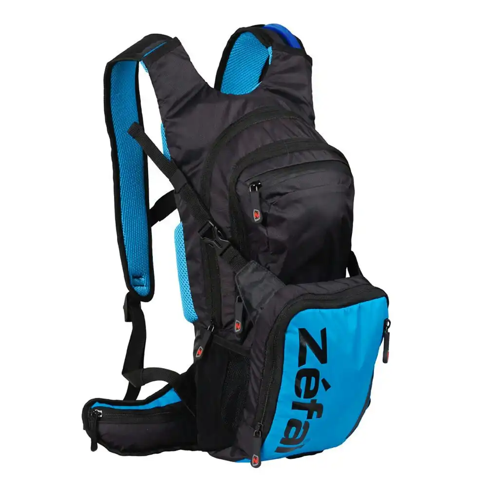 Zefal Z Hydro Enduro Cycling Bag Backpack w/ 3L Hydration Water Pack Blue/Black