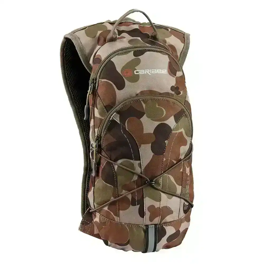Caribee Quencher 2L Hydration Water Pack Auscam Camouflage Backpack Outdoor/Hike