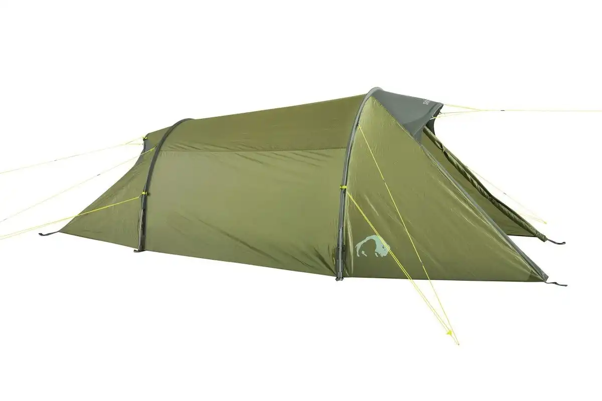 Tatonka 360x155cm Narvik 2 Person Waterproof Tunnel Tent Camping/Travel Olive