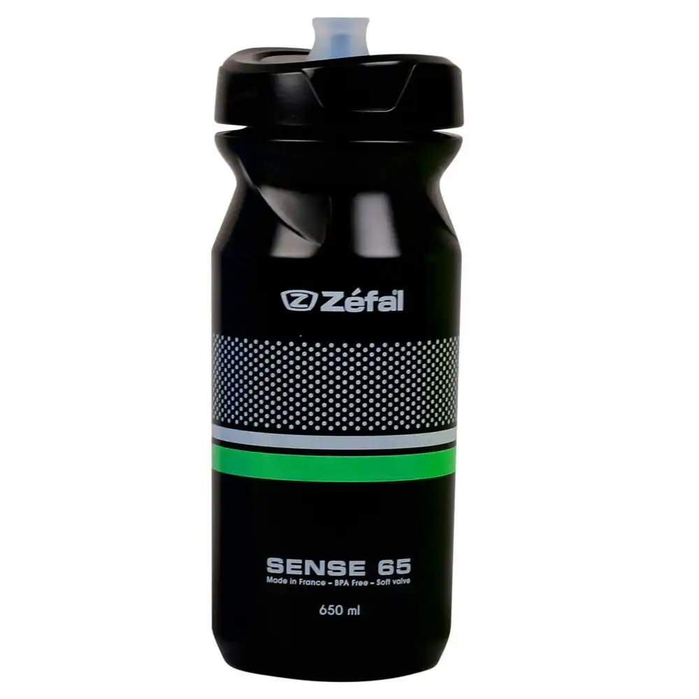 Zefal Sense M65 Cycling/Bicycle 650ml Water Bottle Sports Drink Container Black