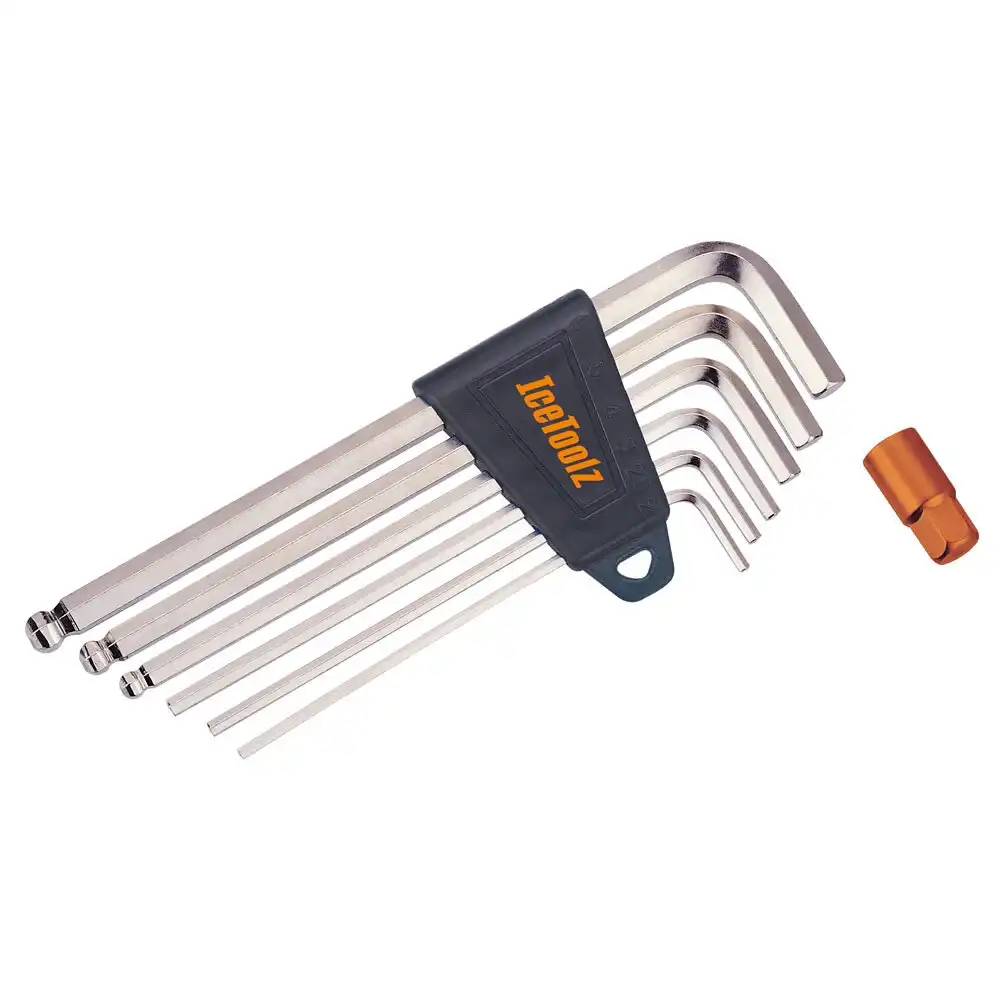 IceToolz 2-8mm Hex Key Wrench Set 4/5/6mm Ball Ended Tool Kit for Bicycle/Bike