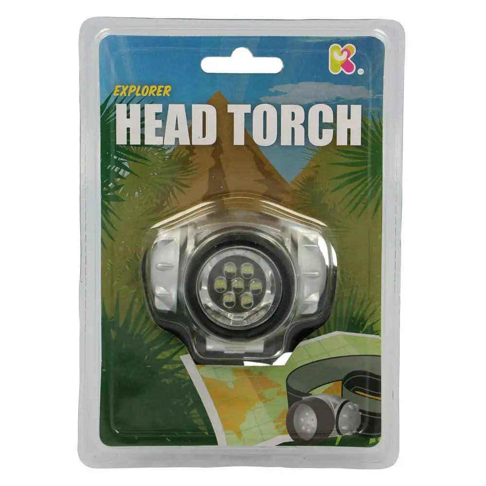 Discovery Explorer Head Torch Lights 17cm Headlight Lamp Headlamp Flashlight