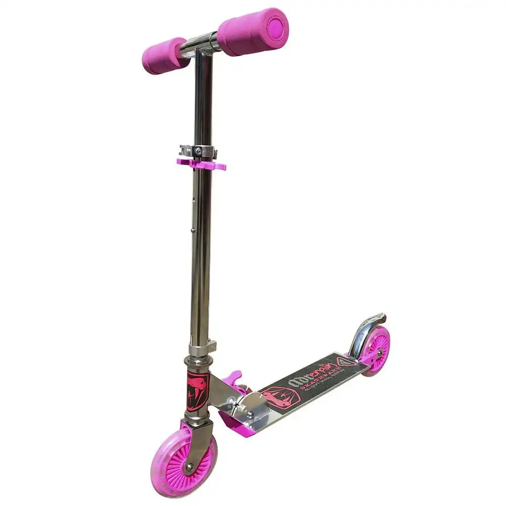 Adrenalin Up-To 50kg Little Speedster Junior/Kids Push Scooter Ride On Pink