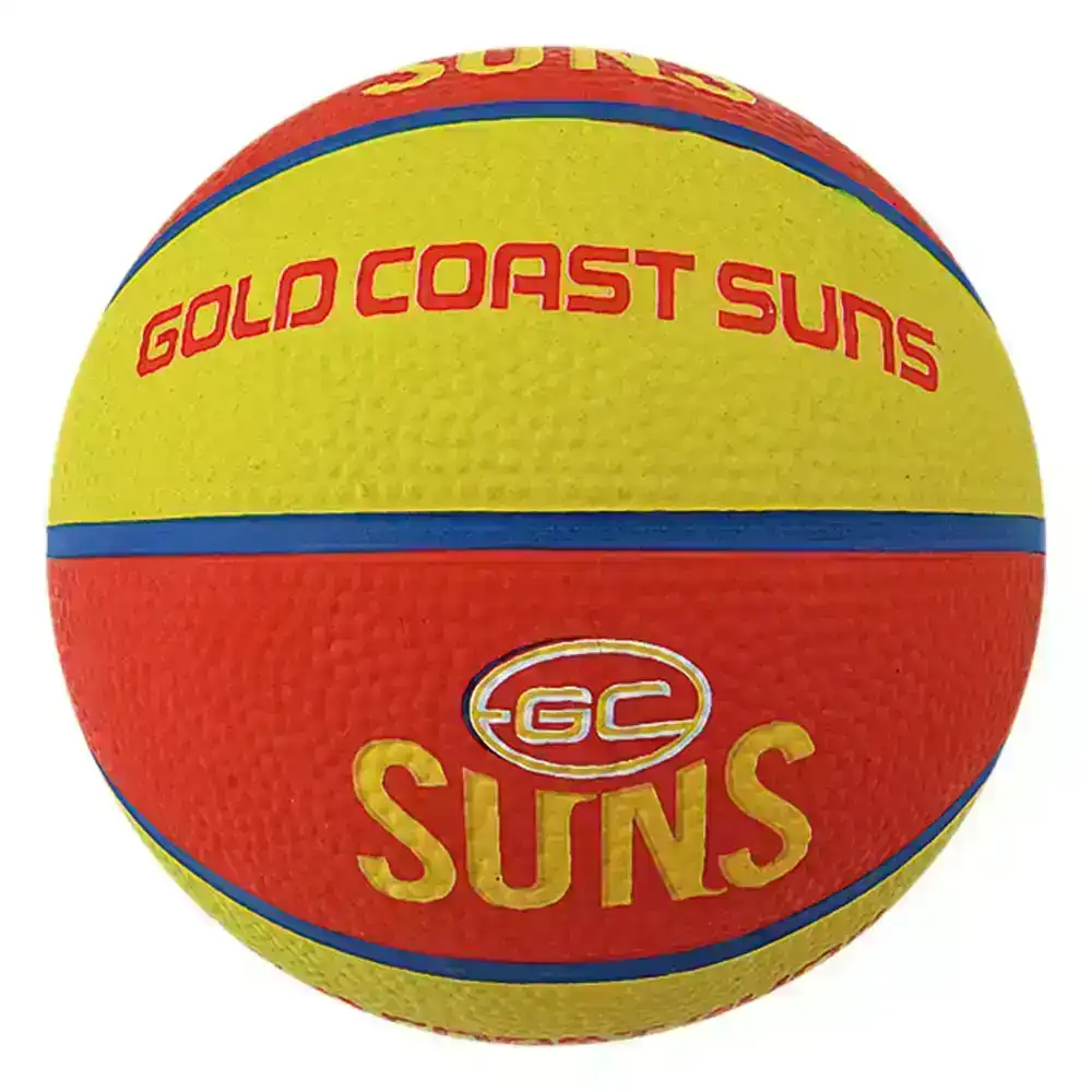 AFL Basketball Size 5 Sports Indoor/Outdoor Game Training Ball Gold Coast Suns