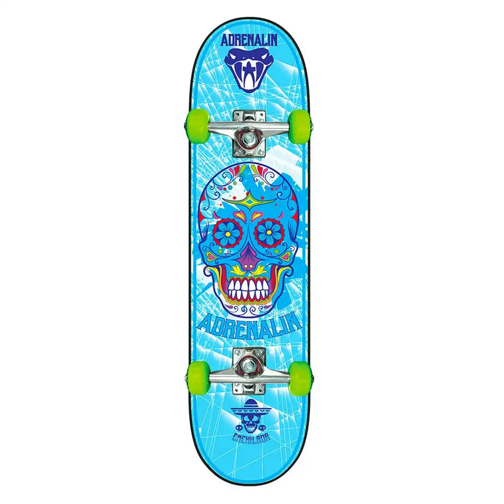 Adrenalin 79 x 20cm Halfpipe Children/Teen/Adult Skateboard w/Wheels Enchilada