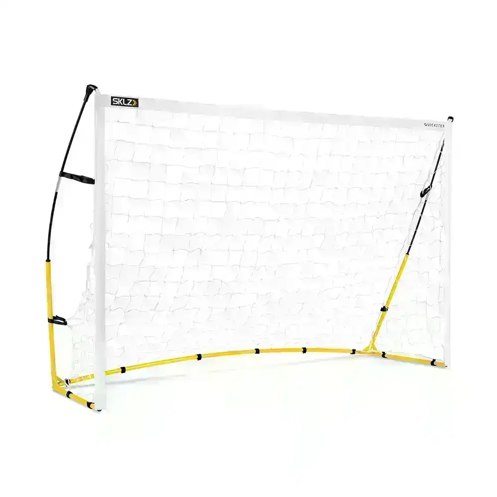 SKLZ 8' Quickster Lightweight Easy Setup Portable Soccer Training Goal/Net