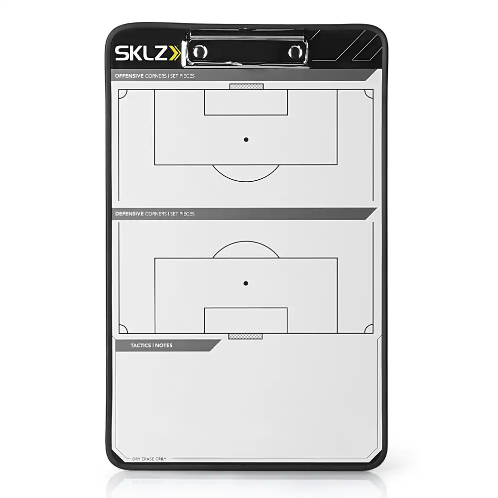 SKLZ Soccer Magna Coaching Scoring Magnetic White/Clip Board w/Marker/Magnets