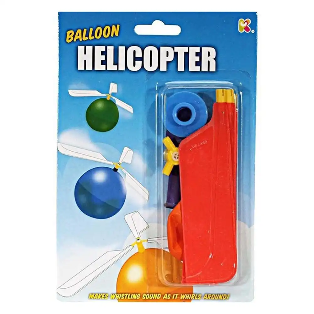 Discovery Helicopter Balloon 21cm Kit Fun Outdoor Toy 8y+ Kids/Children Assorted