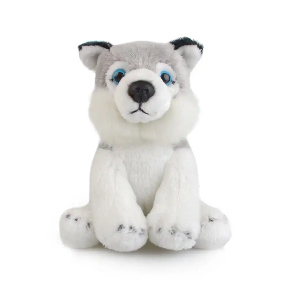 Lil Friends 15cm Husky Dog Kids/Toddler Soft Animal Plush Stuffed Toy 3y+ Grey