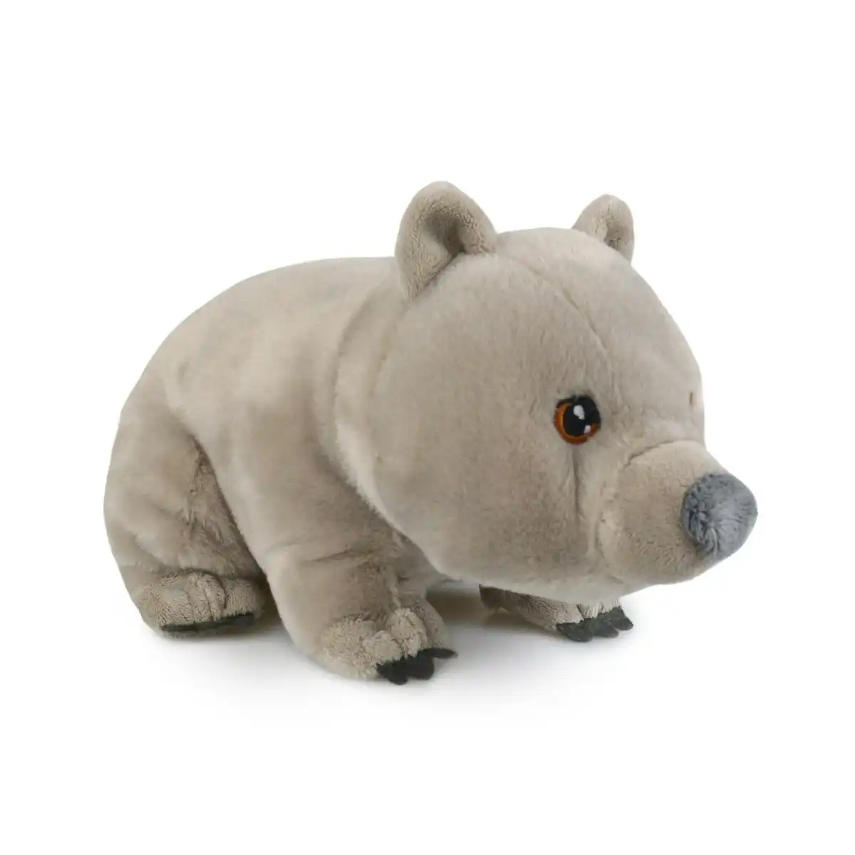Keeleco Wombat Kids 25cm Souvenir/Gifts Soft Animal Plush Stuffed Toy Grey 3Y+