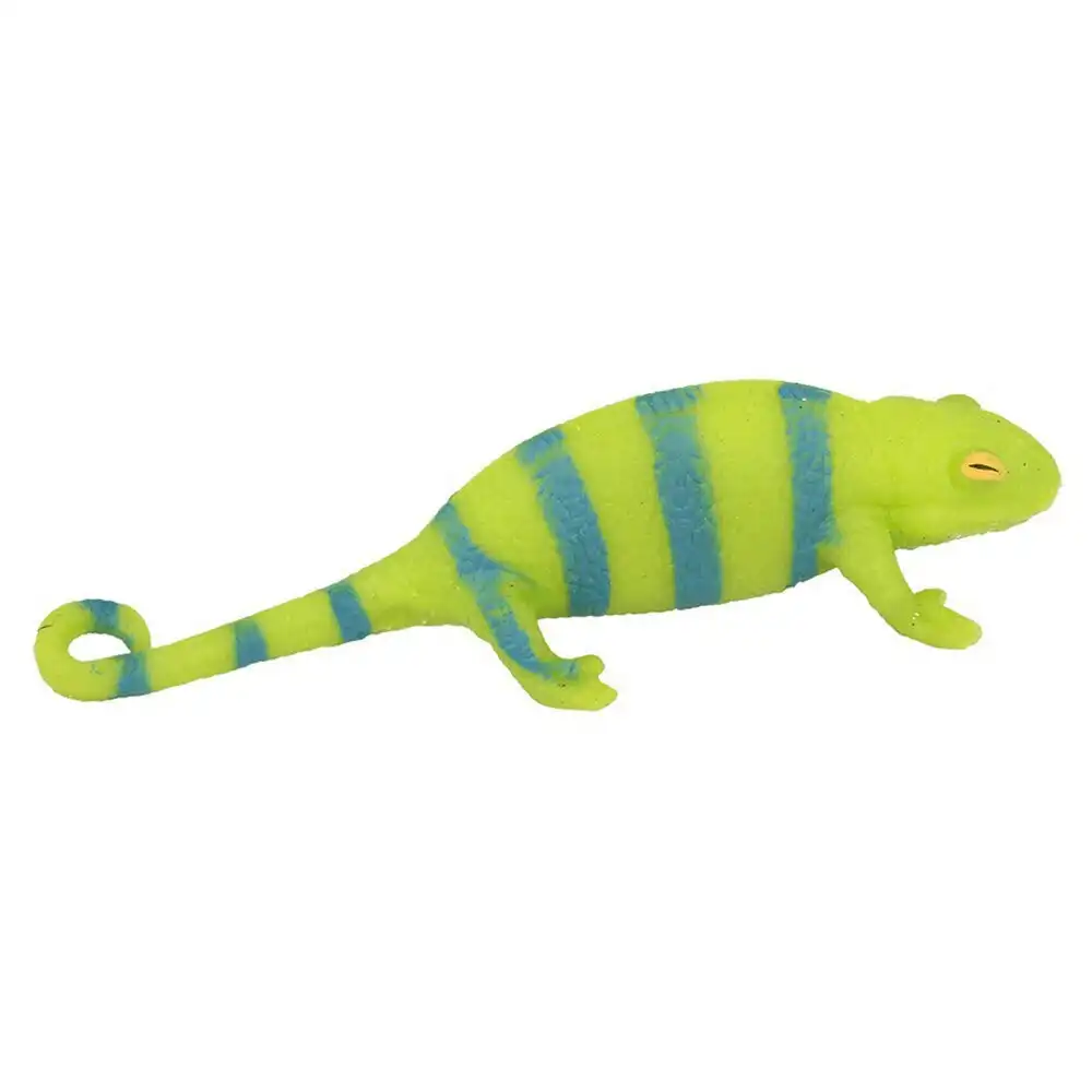 3x Fumfings Animal Stretchy Beanie 20cm Chameleon Trick Toys Children 3y+ Green